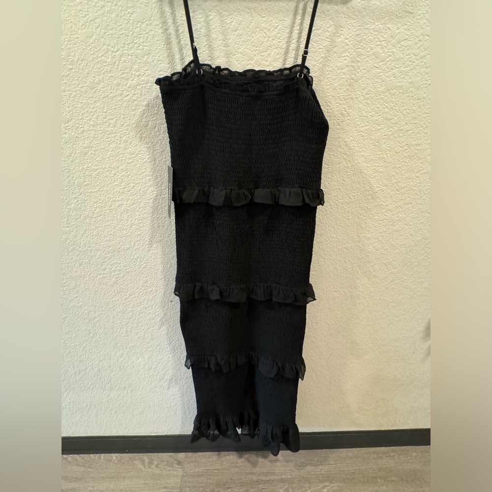 Bebe Midi Ruffle Dress - Picture 5 of 6